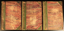 1852 3vol History Of Henry Esmond by Thackeray Antique Fiction Book Set 1st Ed.-3
