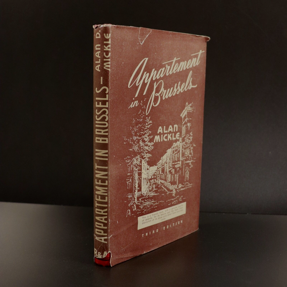 1945 Appartement In Brussels by Alan D Mickle Antique Australian Literature Book