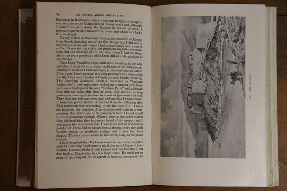 1957 An Artist Among Mountains Victor Coverley Price British Art History Book