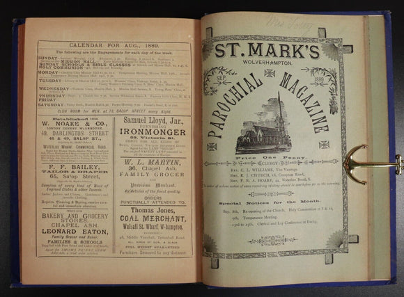 1889 Home Words For Heart & Hearth Antique British Literature Theology Book