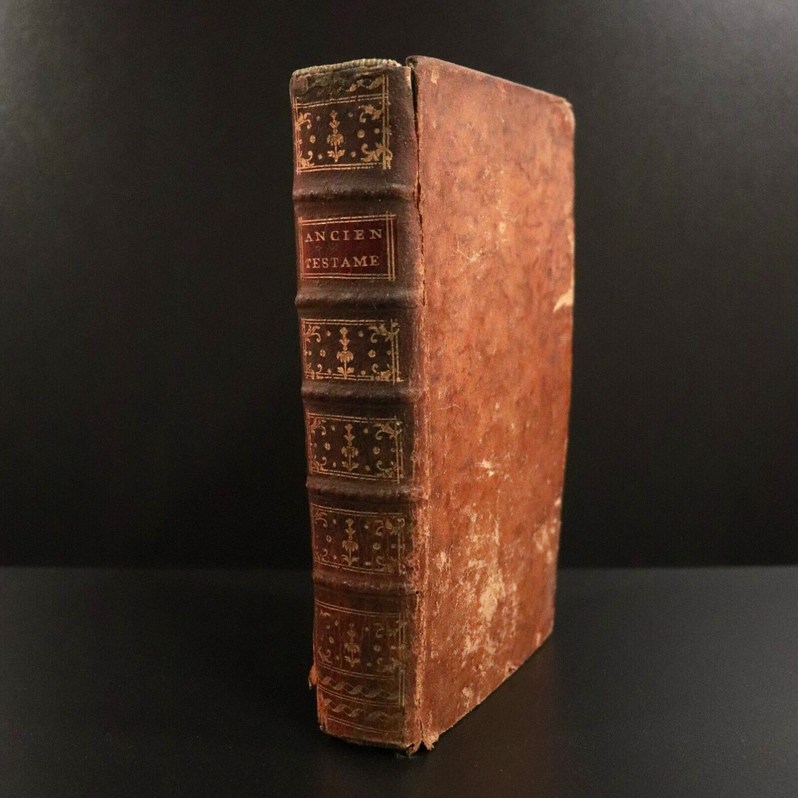 1785 Histoire Et De La Morale De L'Ancien Testament Antiquarian Theology Book