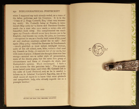 1910 2vol Prince Otto & Across Plains by R.L. Stevenson Antique Literature Books