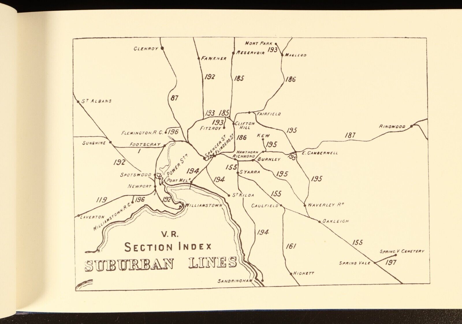 1975 Victorian Railways Grades Book For 1927 Australian Rail History Book