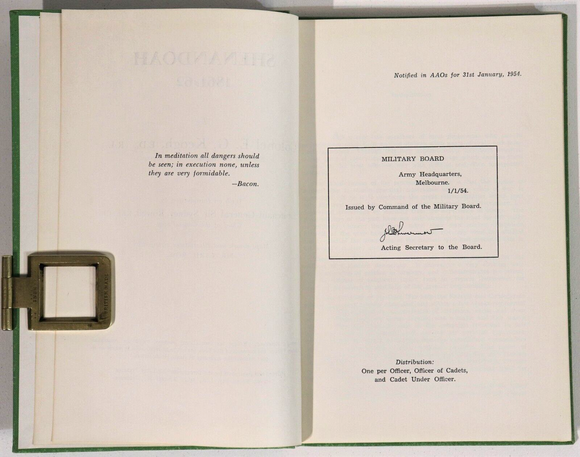 1954 Shenandoah 1861 to 1862 by E.G. Keogh American Civil War Military Book