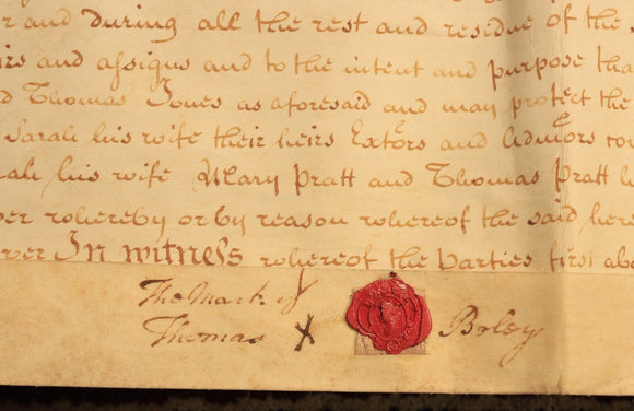 1767 Indenture Conveyance English Legal Document Manuscript Vellum Lease