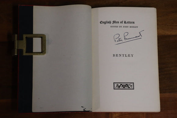 1882 English Men Of Letters: Richard Bentley Antique British History Book 1st Ed