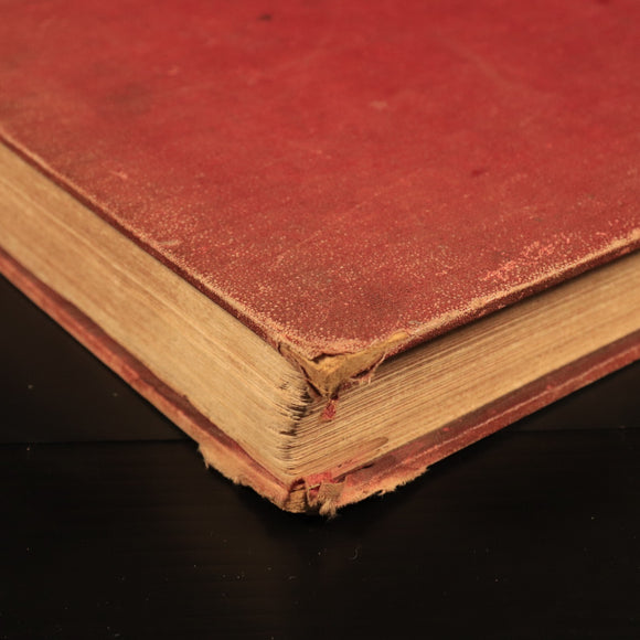 c1880 Milton's Paradise Lost: Gustave Dore Antiquarian Book Engravings In Red