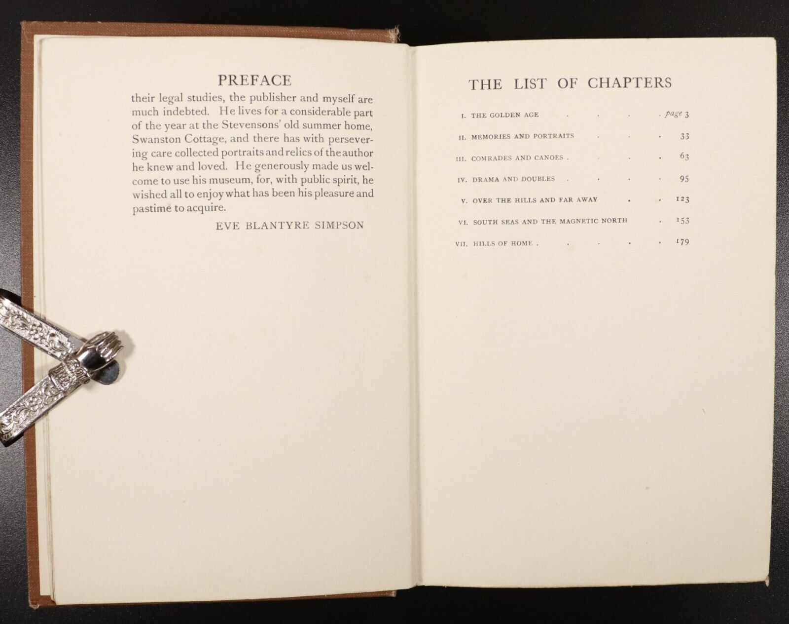 1912 The Robert Louis Stevenson Originals by B. Blantyre Simpson History Book