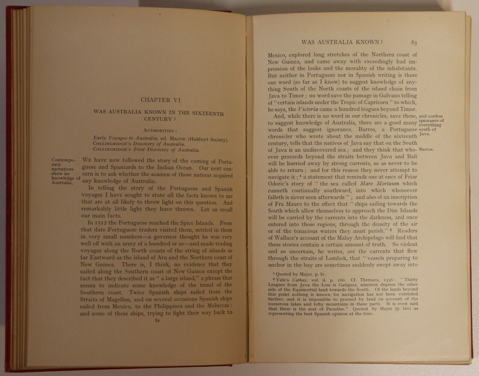 1922 The Discovery Of Australia by G. Arnold Wood Australian History Book