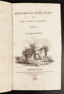 1822 6vol Historical Romances by Walter Scott Antiquarian Fiction Book Set-15