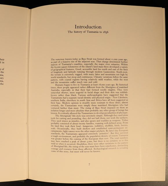 1978 Old Hobart Town & Environs 1802-1855 Illustrated Australian History Book