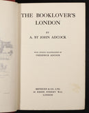 1913 The Booklovers London by A. St John Adcock Antique British History Book-3