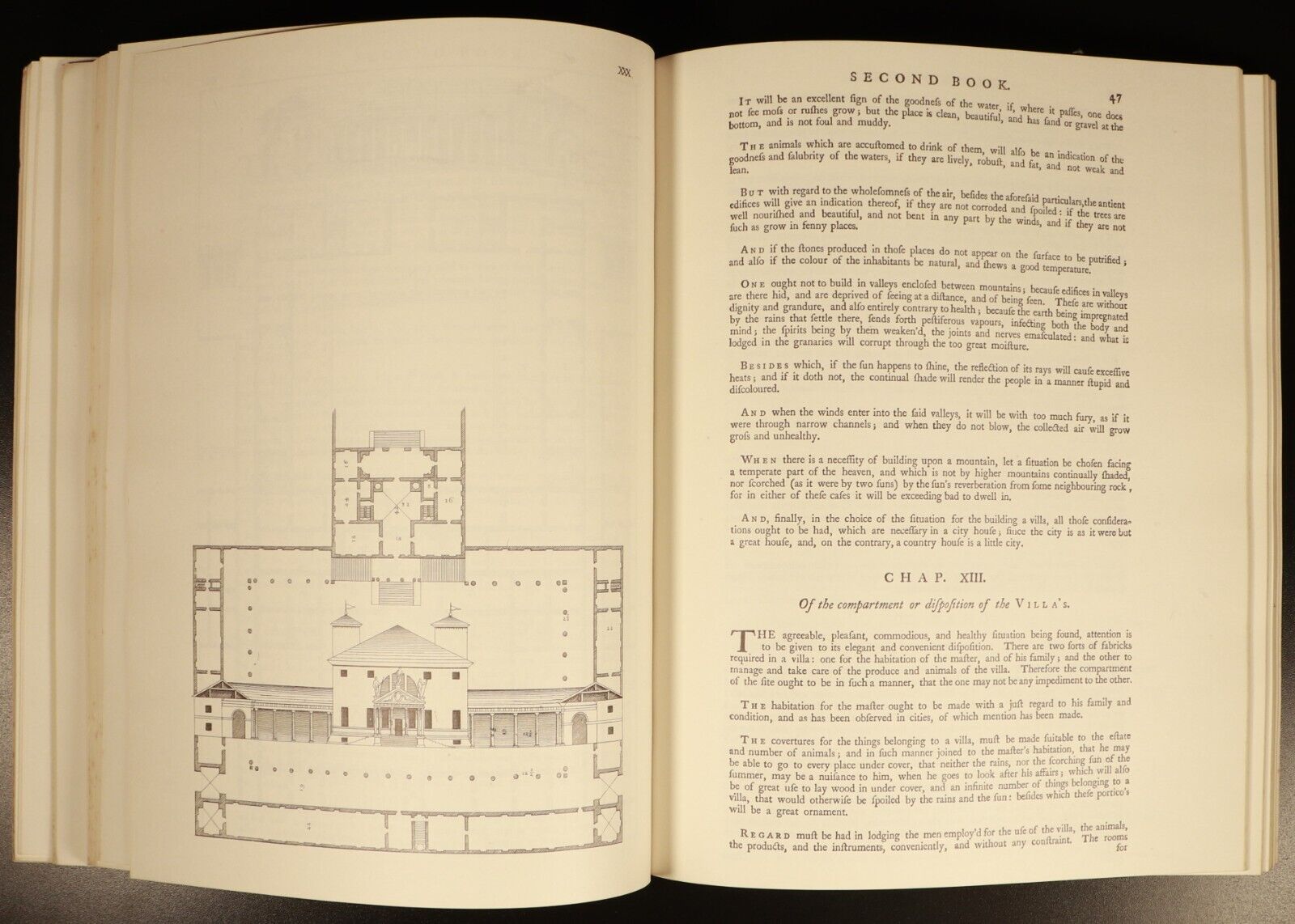 1965 Four Books Of Architecture by Andrea Palladio Reprint Book Of 1738 Original