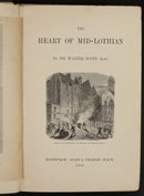 1886 Heart Of Mid-Lothian by Walter Scott Antique Fiction Book Waverley Novels-3