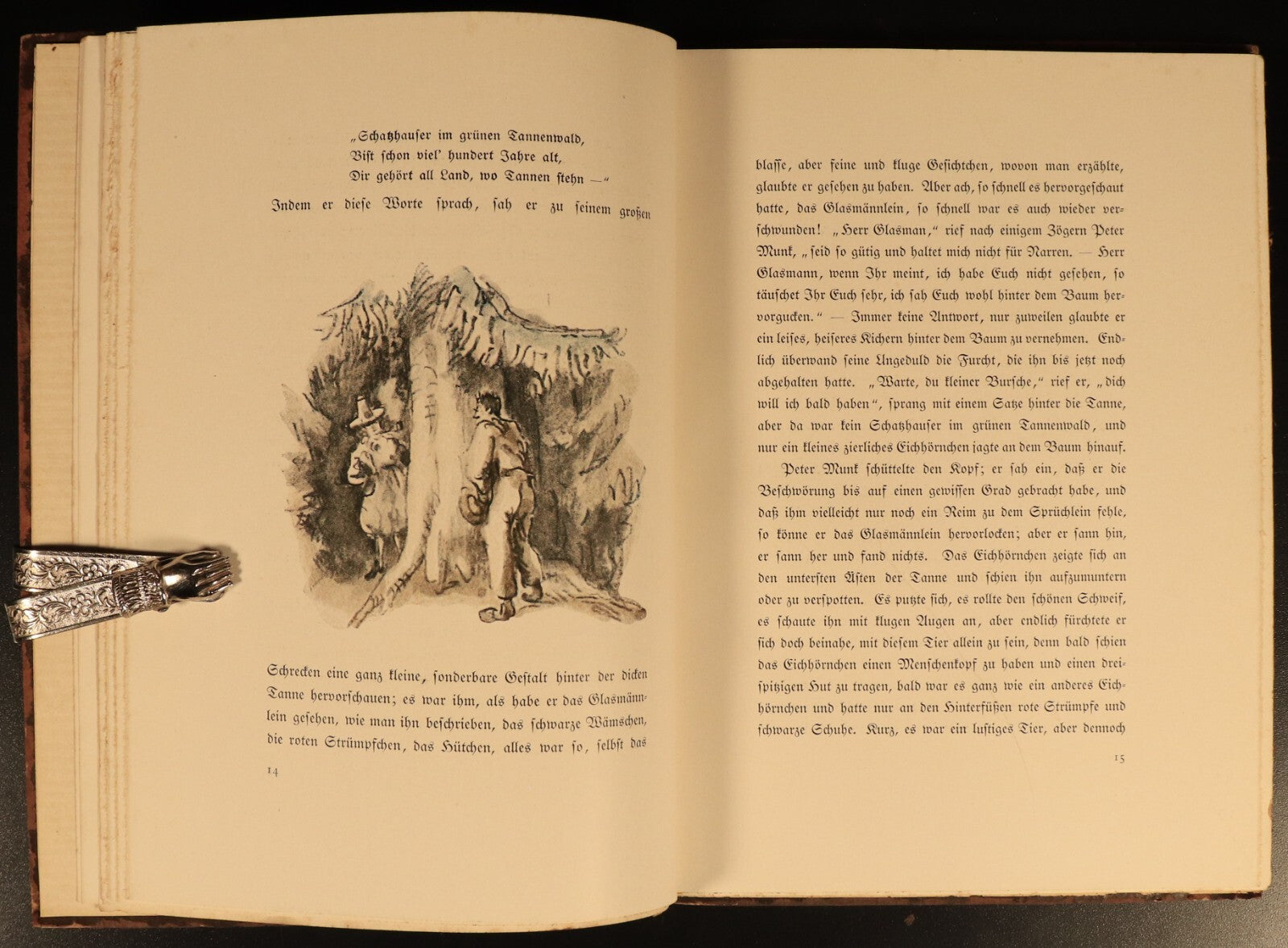 1919 Das Kalte Herz by Wilhelm Hauff Antique German Childrens Fairytale Book