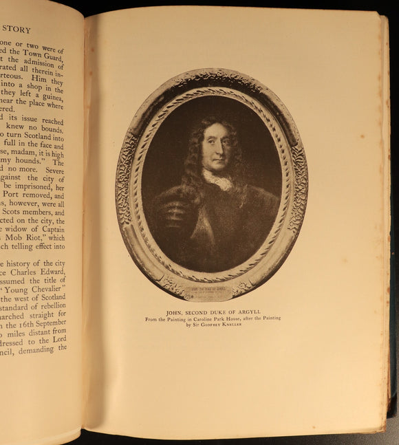 1904 Edinburgh & Its Story by Oliphant Smeaton Antique Scottish History Book