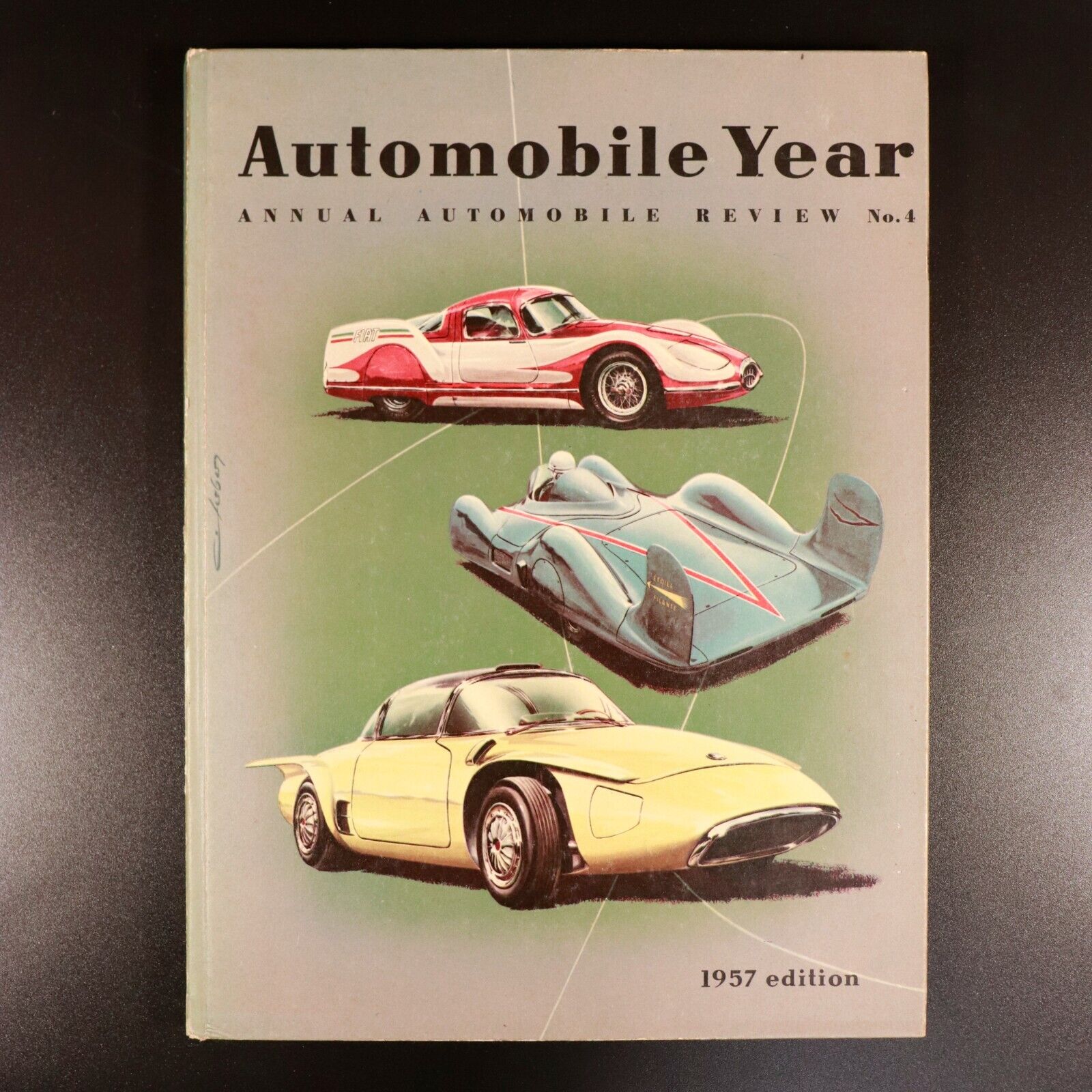 1957 Automobile Year For 1957 A. Guichard Vintage Illustrated Automotive Book