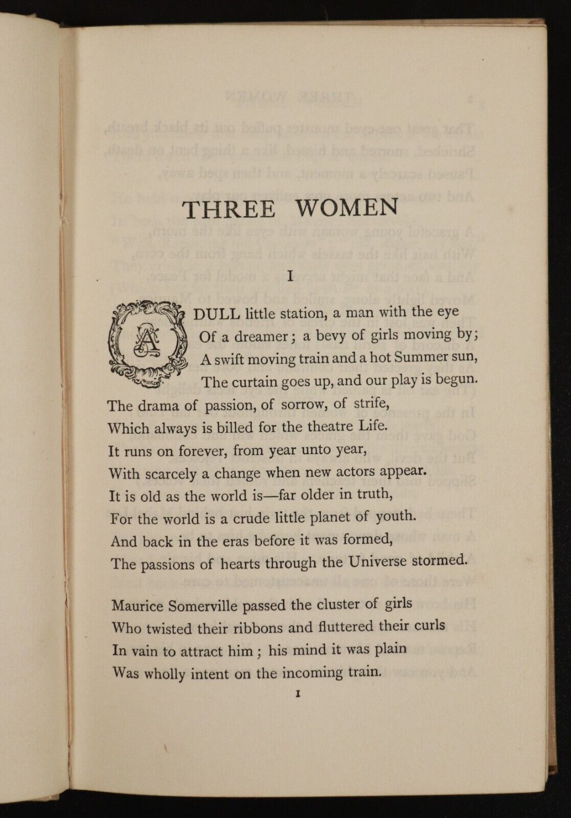 1908 Three Women by Ella Wheeler Wilcox Antique American Poetry Book