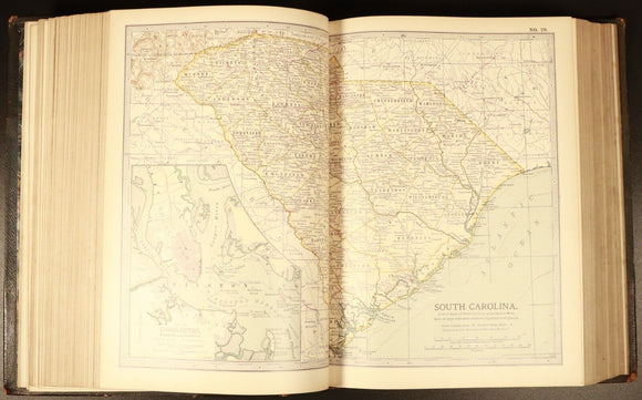 1903 The Encyclopaedia Britannica Vol XXXIV MAPS Antique Reference Book 10th Ed