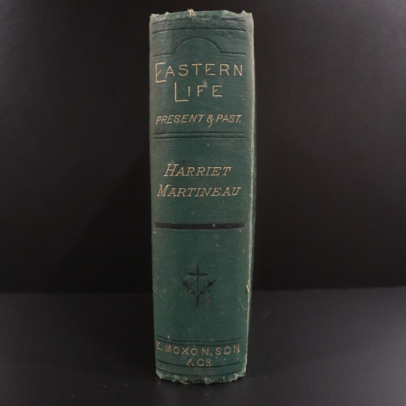 1875 Eastern Life, Past & Present by H Martineau Rare Antiquarian Sociology Book