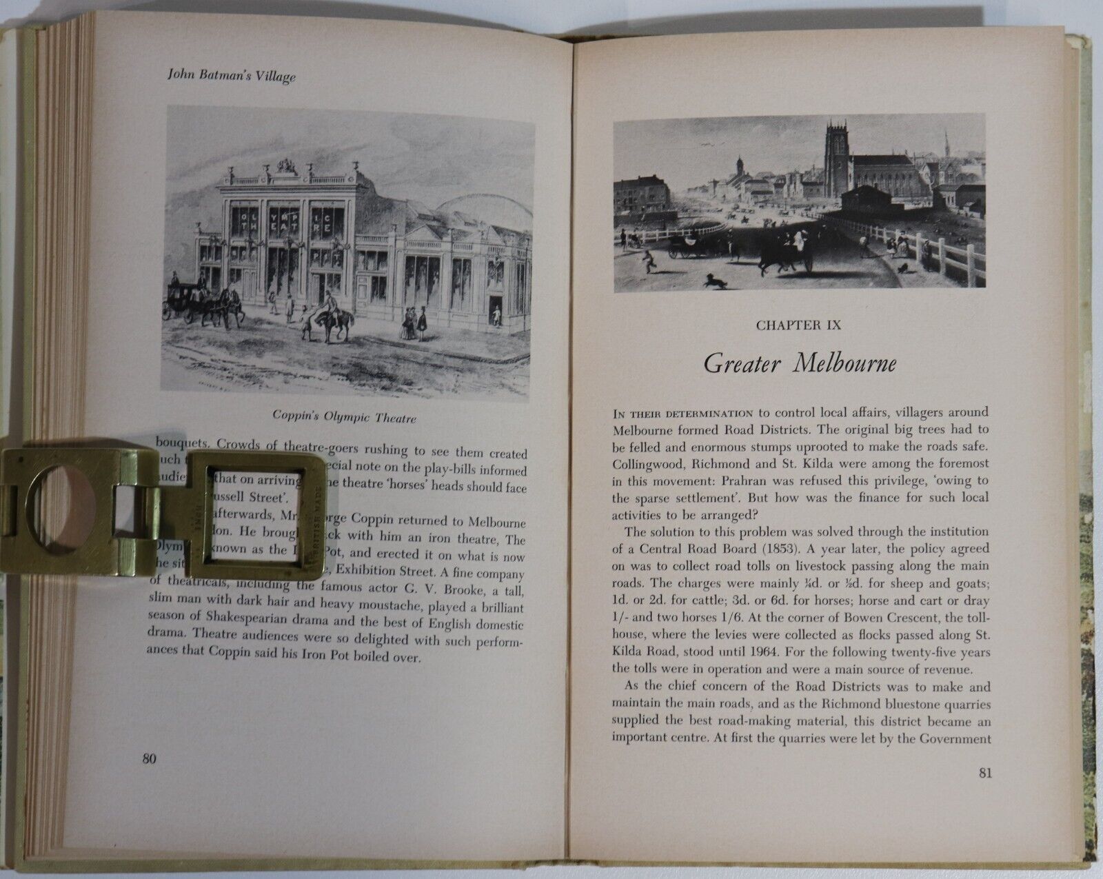 1965 Melbourne: John Batman's Village Melbourne Australian History Book