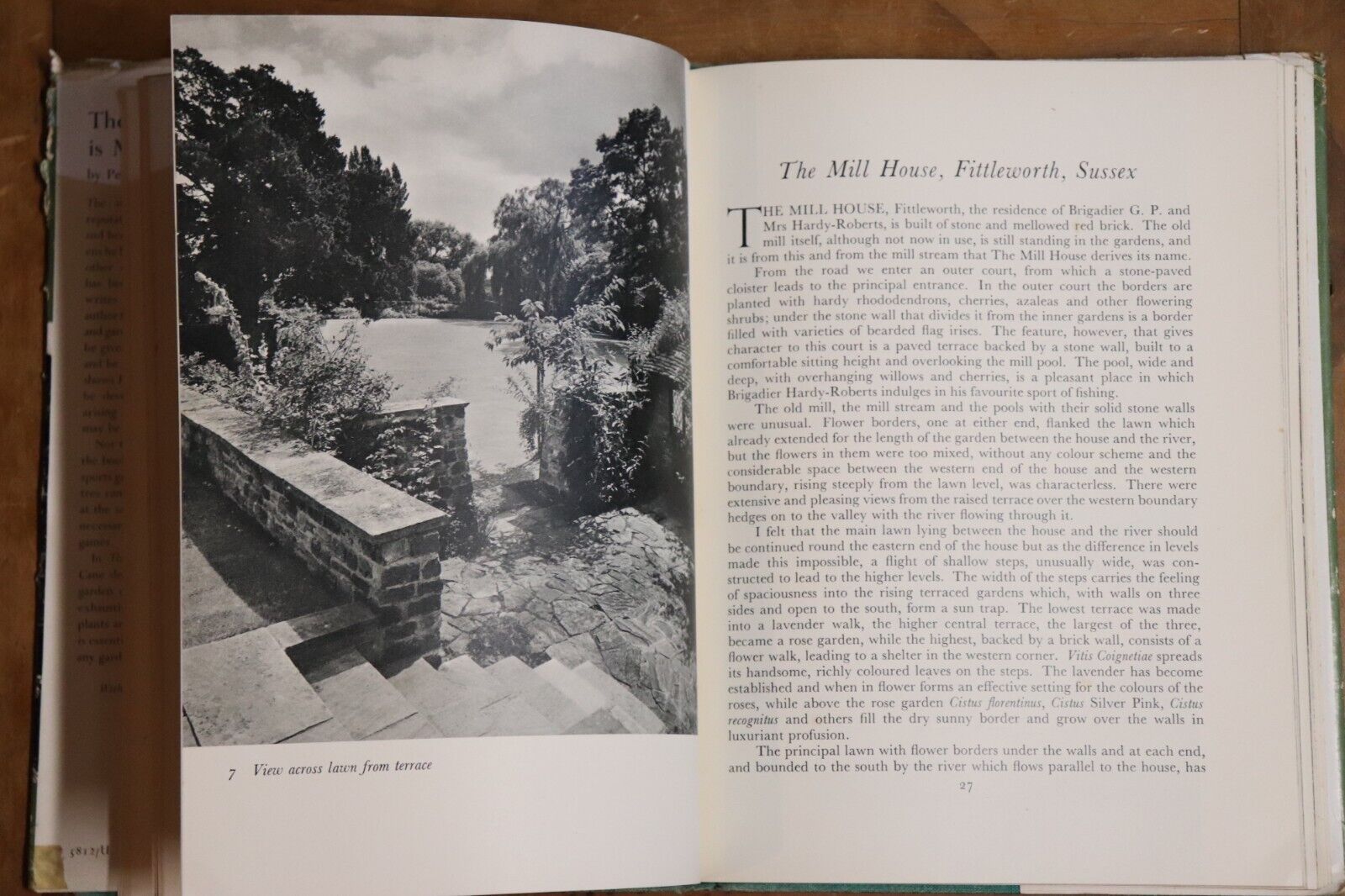 1956 The Earth Is My Canvas by Percy Cane Architectural Garden Design Book