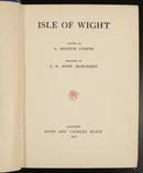1908 Isle Of Wight by AR Hope Moncrieff & A Heaton Cooper Antique Book w/Map-3