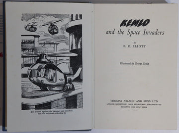 1961 Kemlo And The Space Invaders by EC Eliott Classic Science Fiction Book - 0