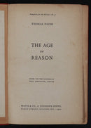 1912 The Age Of Reason by Thomas Paine Antique British Political Philosophy Book-3