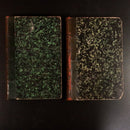 c1880 2vol Ange Pitou by Alexandre Dumas Antiquarian French Fiction Books-11