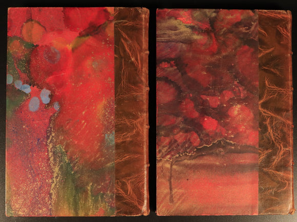 c1920 2vol Stendhal Le Rouge Et Le Noir Antique French Fiction Book Set