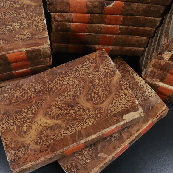 1830 25vol Oeuvres De Walter Scott Antiquarian Fiction Books Set French MAP