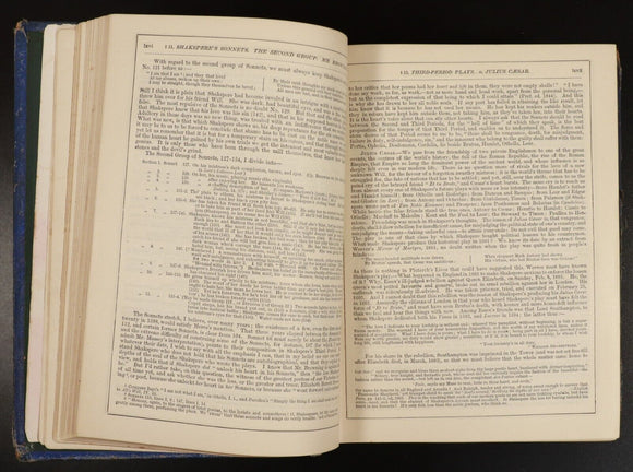 c1885 The Leopold Shakspere Illustrated: Cassell Antiquarian Literature Book