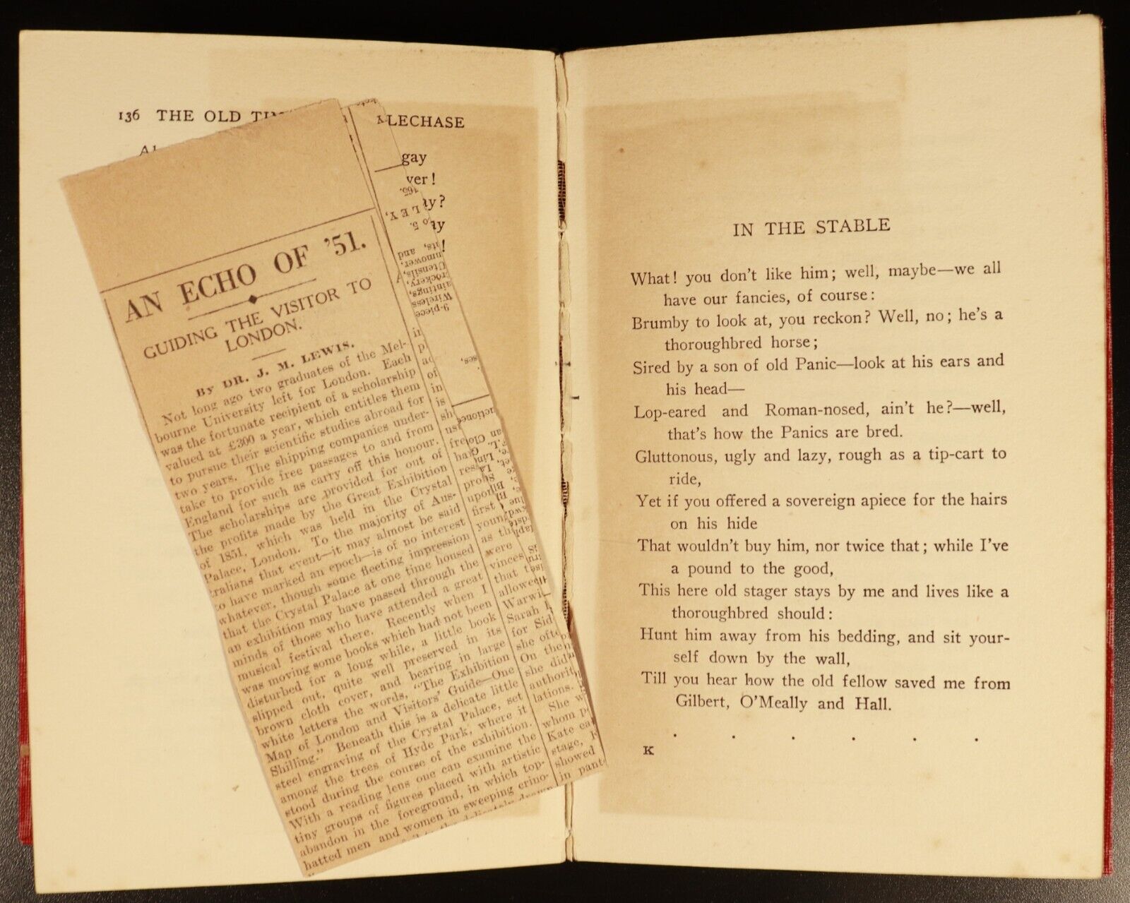 1928 Rio Grande & Other Verses by AB 'Banjo' Paterson Australian Fiction Book