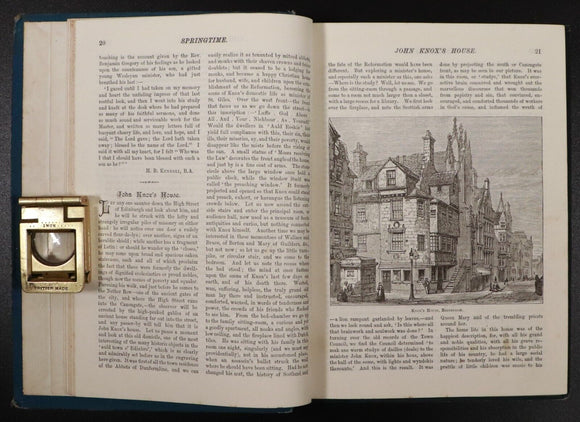 1887 2vol Springtime: Magazine For Young Men & Maidens Antique Literature Books