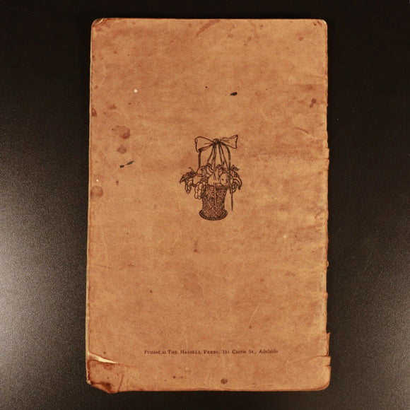 1941 Radiant Health Recipes Antique Australian Cook Book Mary L. Nicholls