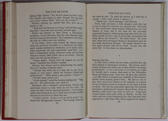 1957 The Eye Of Love by Margery Sharp  1st Edition Vintage Fiction Book