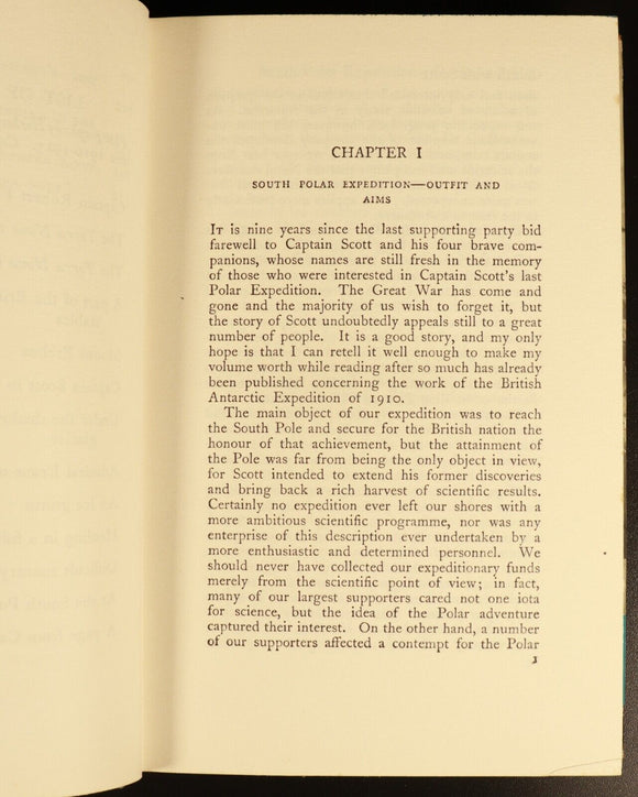 1961 South With Scott by Lord Mountevans Australian Antarctic Exploration Book