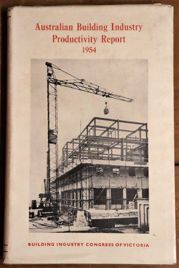 1955 The Australian Building Industry Productivity Report Architectural Book