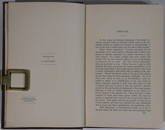 1906 Studies In The Psychology Of Sex Antique Sex Psychology Reference Book Set
