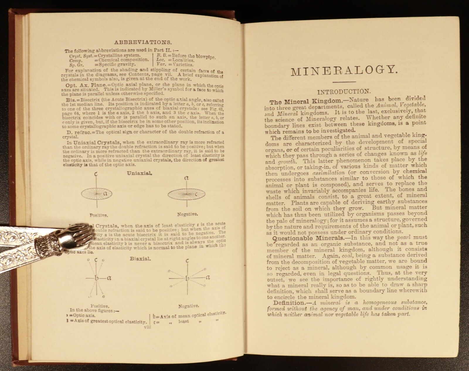 c1897 Elements Of Mineralogy by F. Rutley Antique Murby's Science Series Book