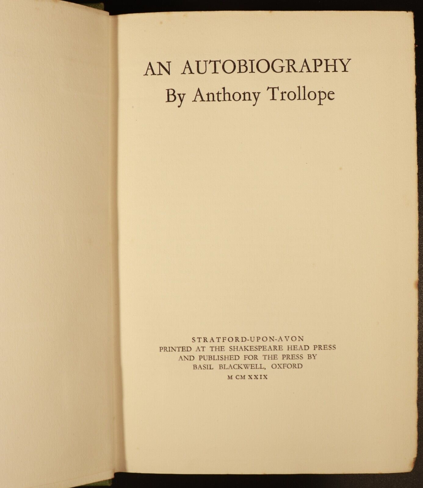 1929 14vol Shakespeare Edition Novels Of Anthony Trollope Antique Book Set