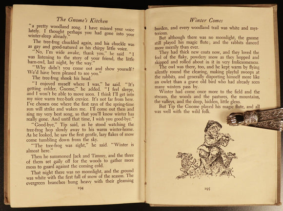 1946 The Gnome's Kitchen Frances Lloyd-Owen Antique Illustrated Childrens Book