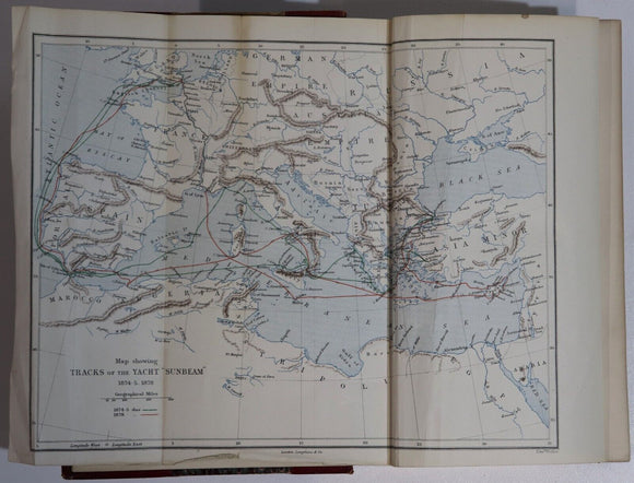 1880 Sunshine & Storm In The East by Mrs Brassey Antiquarian Exploration Book