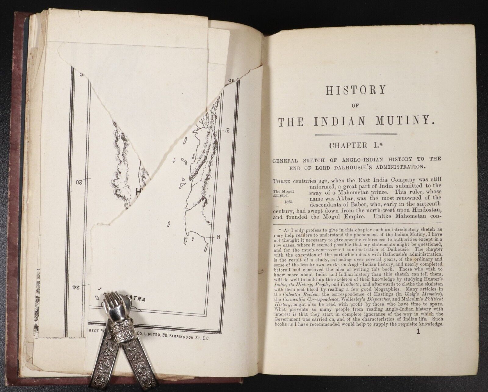 1891 History Of The Indian Mutiny by TRE Holmes Antique Military Book Maps 4th