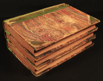 1852 3vol History Of Henry Esmond by Thackeray Antique Fiction Book Set 1st Ed. - 0