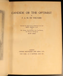 Candide Or The Optimist by Voltaire c1920 Antique French Philosophy Book-7