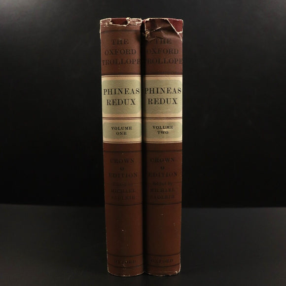 1951 2vol Phineas Redux by Anthony Trollope British Fiction Novel Book Set