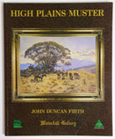 1987 High Plains Muster by John Duncan Firth Australian Art Book-1