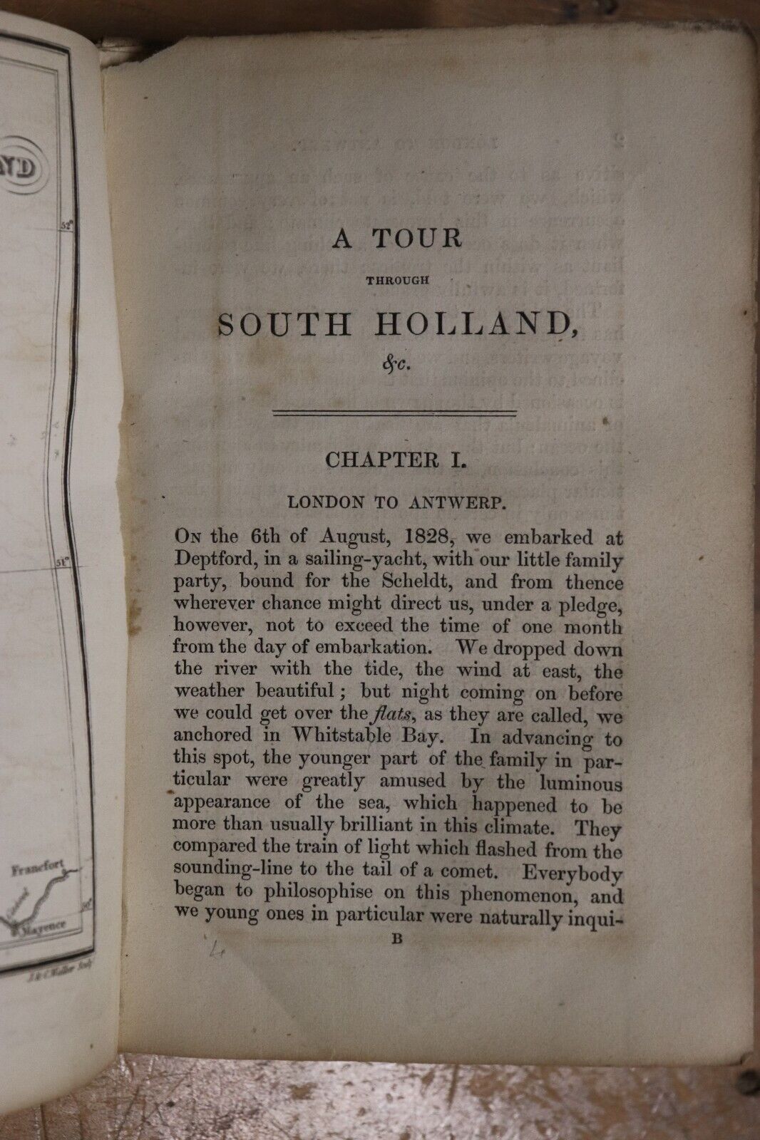 1839 A Family Tour Through South Holland Antique Europe Travel Book J. Murray